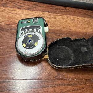 Rare Miranda Cadius Green Light / Exposure Meter W/ Case - UNTESTED